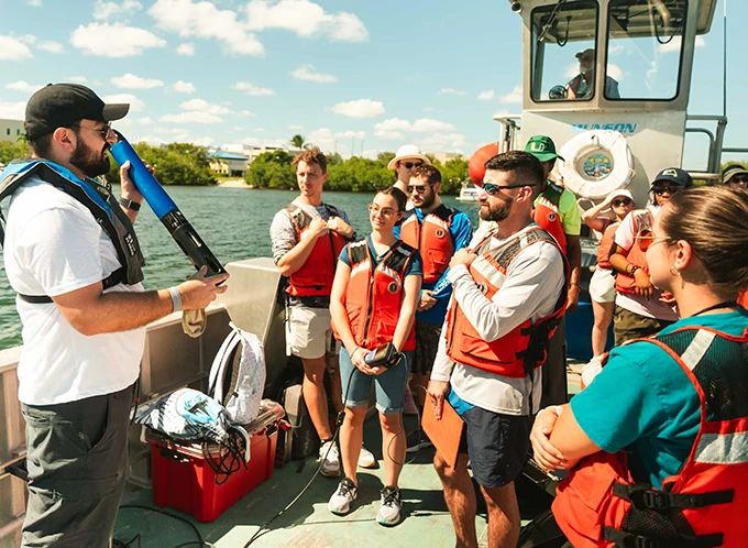 FIU marine robotics researchers